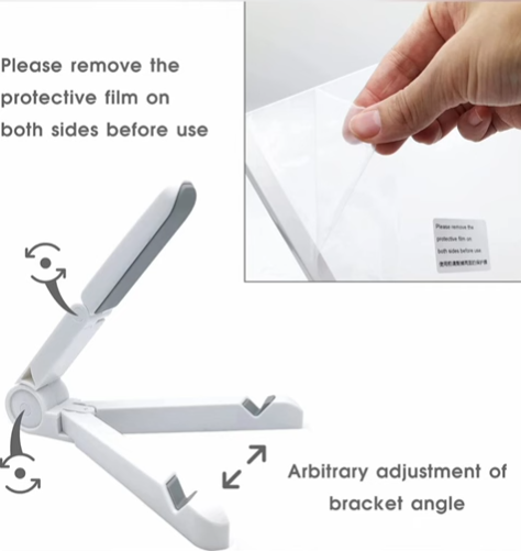 🧒✨  Glowing Acrylic Writing Board for Kids